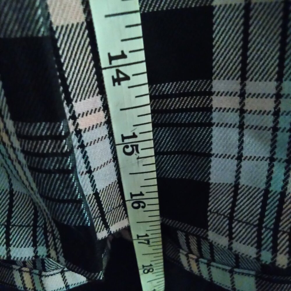 Hot Topic Pastel Plaid Pleated Mini Skirt with Grommet Suspender Strap NWT - Picture 10 of 10